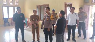 Kunjungi PPK Kecamatan Sentajo Raya, Kapolres Kuansing Cek Gudang Logistik PPK